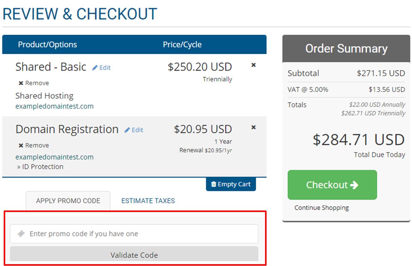 coupon code hosting plan