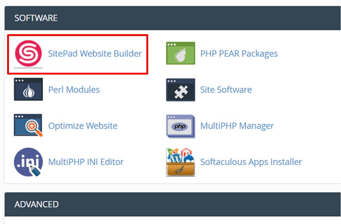 free website builder cpanel